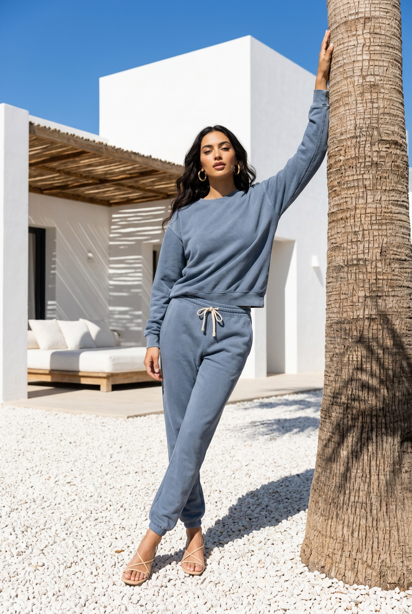 Unisex Garment-Dyed Lightweight Sweatpants