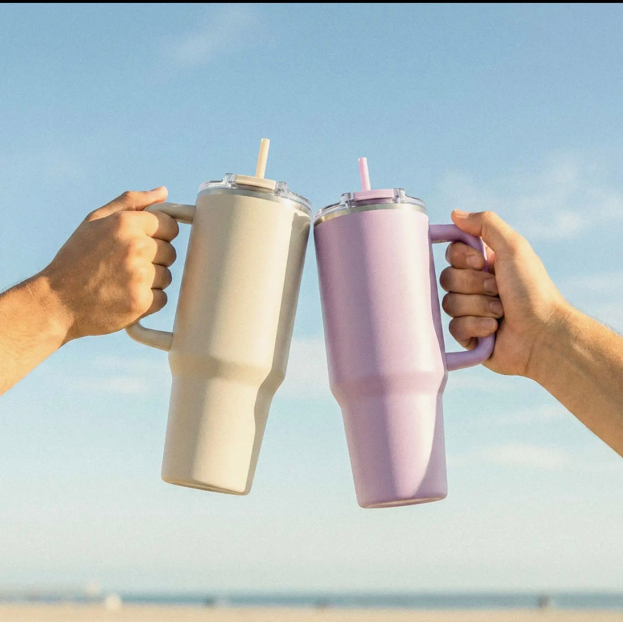 40 oz matte installed stainless steel tumblers